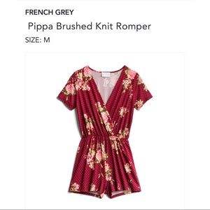 FRENCH GREY Pippa Romper